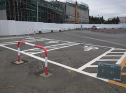 工事名：H30石岡市新庁舎外構1工区3次工事　令和元年6月竣工　発注者：石岡市 着工前