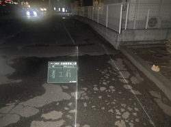 31K07石綿管更新工事　令和元年10月竣工　発注者：湖北水道企業団 着工前