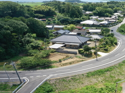 工事名：02国補地道　道路改良舗装工事（その１）　令和3年6月竣工　発注者：茨城県土浦土木事務所 着工前