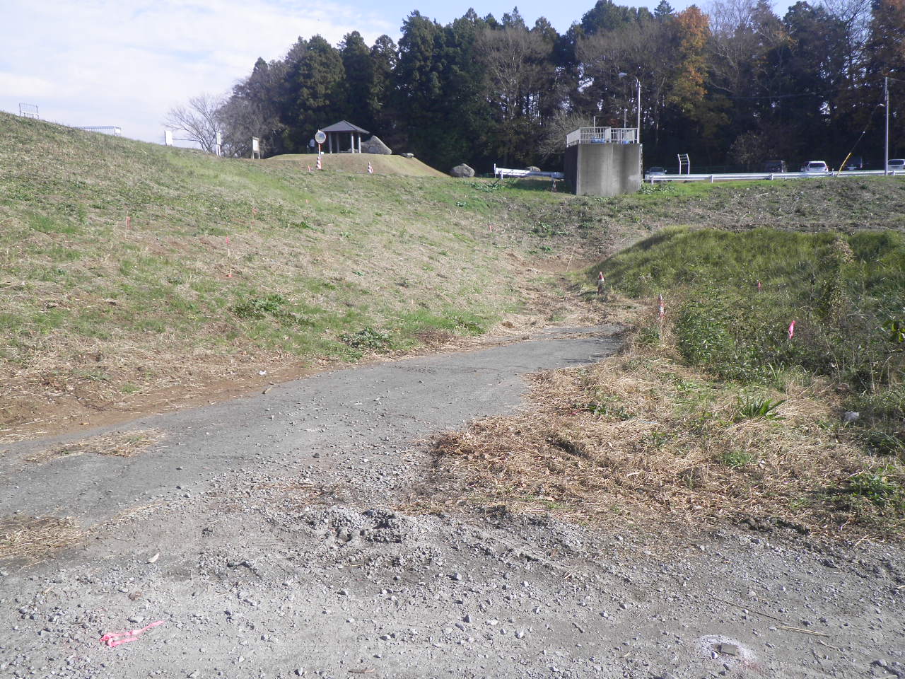 工事名：R2鬼怒川鎌庭管内周辺整備工事　令和4年3月竣工　発注者：国土交通省関東地方整備局下館河川事務所 施工前