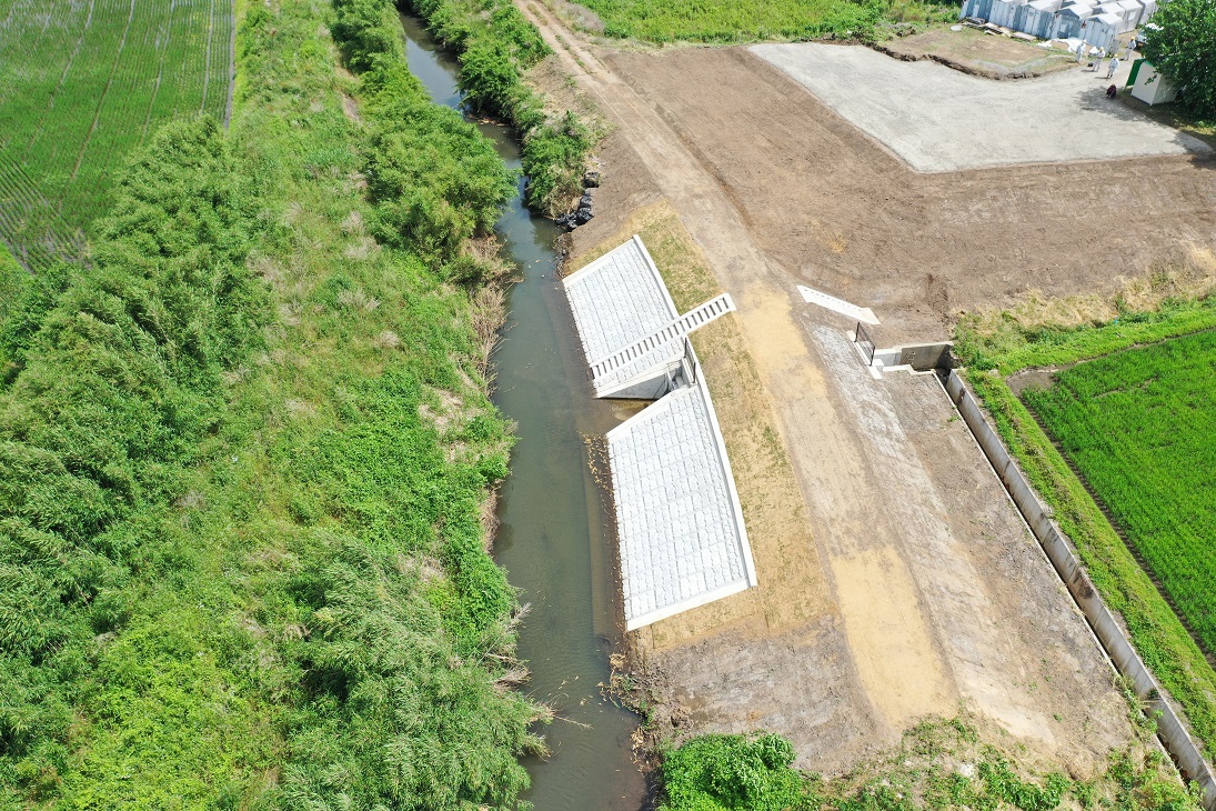 工事名：03国補地道　道路排水整備工事　令和4年7月竣工　発注者：土浦土木事務所 完成2